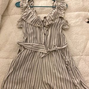 Striped romper